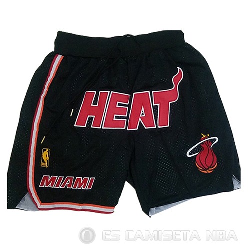 Pantalone Miami Heat Just Don Negro - Haga un click en la imagen para cerrar